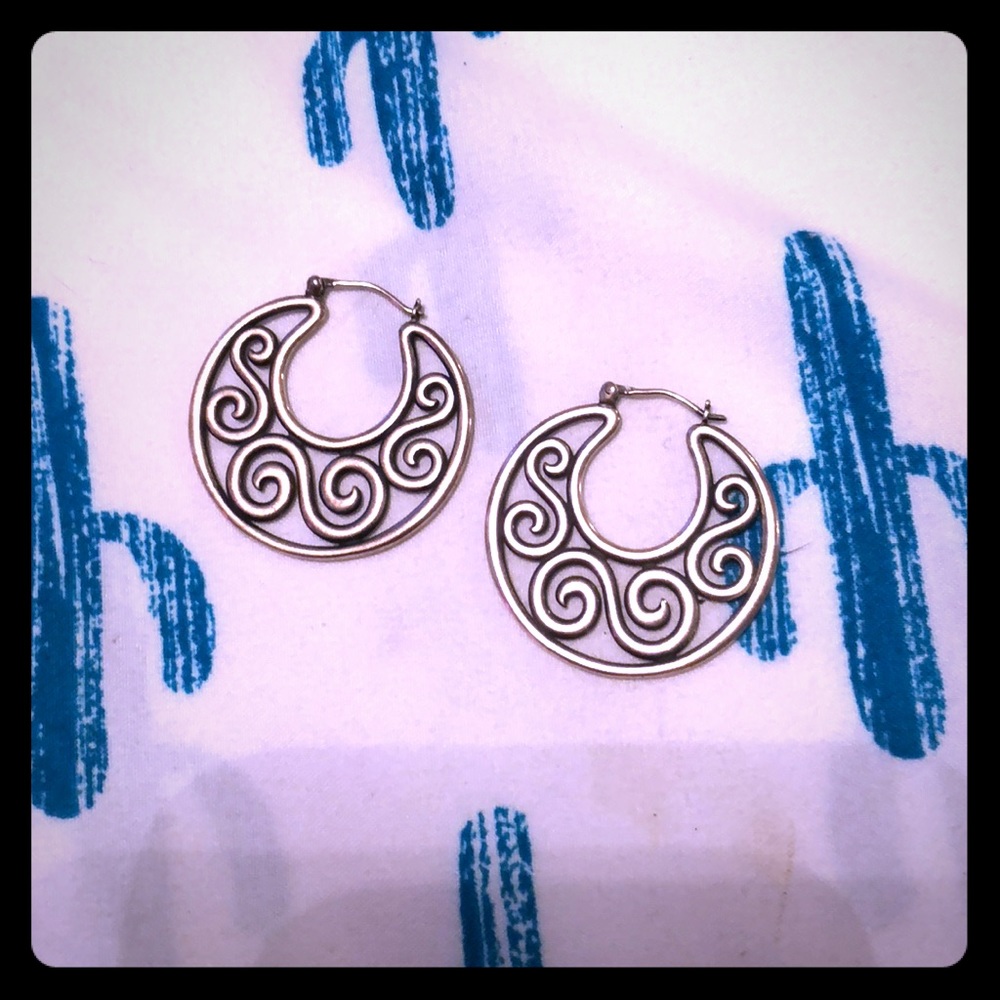 James Avery small hoop earrings